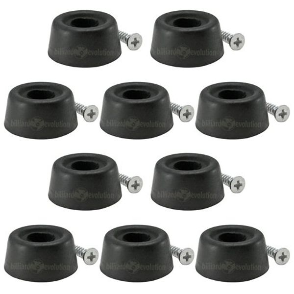 Billiard Evolution Screw-on Rubber Cue Bumpers - 1-1/8 Inch