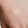 Weddingstar Gold Bachelorette Party Temporary Tattoos - Nautical