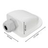 Offgridtec Roof Guide 1-Way White for Cable Diameter 13 mm - 18 mm for Caravan