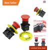 Compact 22mm Emergency Stop Push Button Switch - 10A,  Durable Design