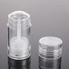 4 Pieces 15ml Clear Empty Deodorant Containers Twist-up Deodorant Containers Empty Deodorant Tubes Bottom Filling Deodorant Bottles for DIY Cosmetic Lip Balm Tubes