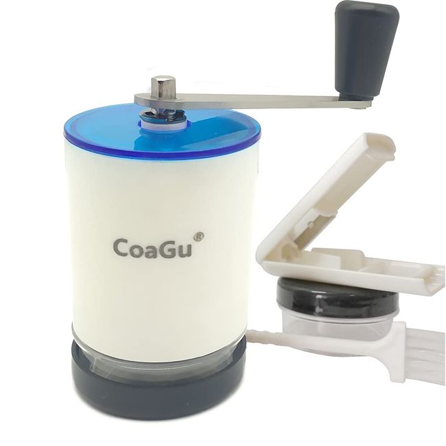 CoaGu Pill Crusher and Pulverizer - 3 Pack with Extra Pill Boxes and Cutter - Labor-Saving Grinder for Efficiently Crushing Multiple Tablets into Fine Powder