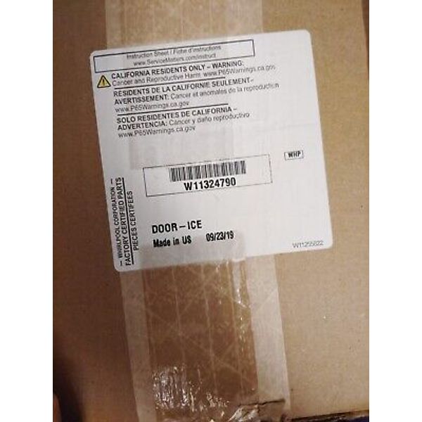 W11324790 Refrigerator Dispenser Ice Chute Door and Funnel Assembly --(B50)