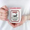 CafePress Gator Danger Mug 11 oz (325 ml) Ceramic Coffee Mug