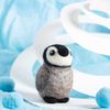 Hawthorn Handmade Baby Penguin Needle Felting Kit - Needle Felting Craft Kits for Adults & Kids, Includes 100% British Felting Wool, Felting Needles & Instructions - Approx 7.5cm Tall