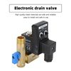 Bruce & Shark Electric Timer Auto Water Valve,AC 220V 1/2" Automatic Electronic Timed Air Compressor Auto Drain Valve