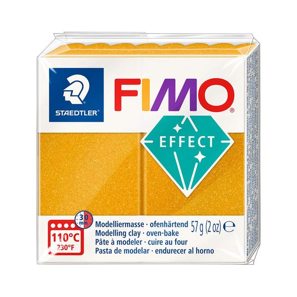 Fimo Effect Modelling Clay, Metallic Gold, 57 g