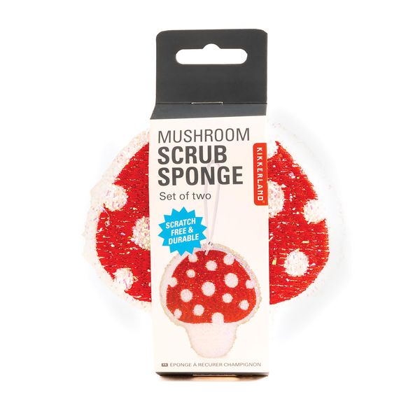 Kickerland Mushroom Scrub Sponge Kitchen Sponge