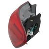 Tail Light Fits 2009-10 Toyota Corolla Passenger Side Outer Halogen with bulb(s)