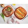 GOTHAM STEEL Tri-Ceramal 10.25" Square Shallow Pan