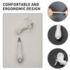 VilaGi Bathroom Light Pull Cord String Replacement Cord Pull for Ceiling Switch White Switch Pull Cord Handle String for Ceiling Switches Bathroom Bedroom Toilet Lights Ceiling Fan Switch, 1.5m