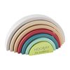 Mud Pie Children's Stacking Rainbow Set, Green