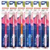 DENTALPRO Toothbrush, Compact, Regular (Assorted Colors) x 6 Packs