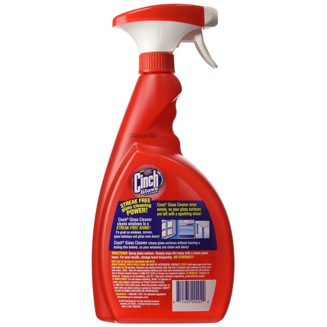 Spic and Span Cinch Glass Cleaner, 32 Fluid Ounces, 1-Unit