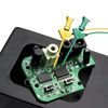 Cleqee 12PCS SMD IC Test Hook Clip 6 Colours for Logic Analyzer, Electronic Testing