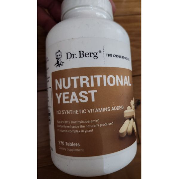 Dr. Berg Nutritional Yeast  - 270 tablets0 Caps  | EXP : 6 / 2025