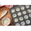 Wilton Mini Baking Cups - Use Mini Baking Liners for Baking Cupcakes or Muffins, Ideal for Holiday Candy and Nuts Too, White, 1.25-Inch Diameter, 350-Count