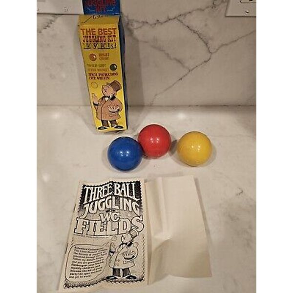 The Best Juggling Kit Ever! Juggle Bug Inc. With Instructions 1980 W.C. Fields