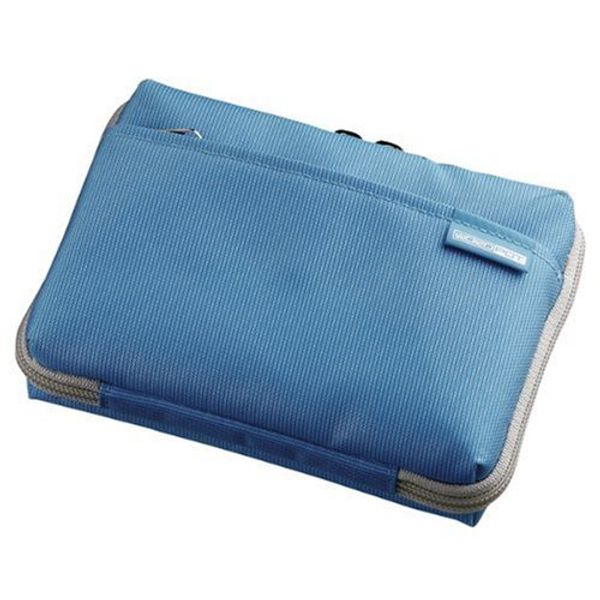 Sanwa Supply PDA-EDC23LB Electronic Dictionary Case (Casual Type) Light Blue