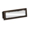 LIRA name plate button, outer dimensions: 65 x 22 mm; installation dimensions: 60.5 x 18 mm