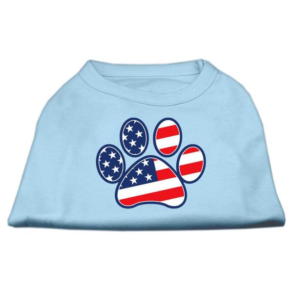 Mirage Pet Products Patriotic Paw Screen Print Shirts Blue XS (8)