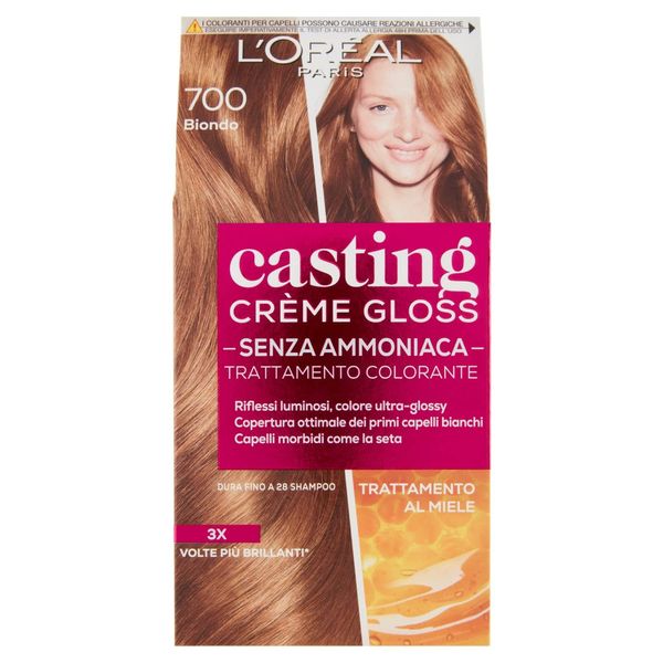 tinta per capelli casting creme gloss senza ammoniaca n700 biondo