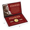 Silver JFK Half Dollar Coin Layered in Pure Gold