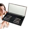 Makeup Brush Set with Case | Two Sided Makeup Brushes - Compact Make up Brushed with Cleaning Sponge for Foundation Powder Concealer Blush