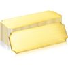 30 Pcs Custom Name Plates - Laser Engraved Brass Plaque - Gold Notched Corner