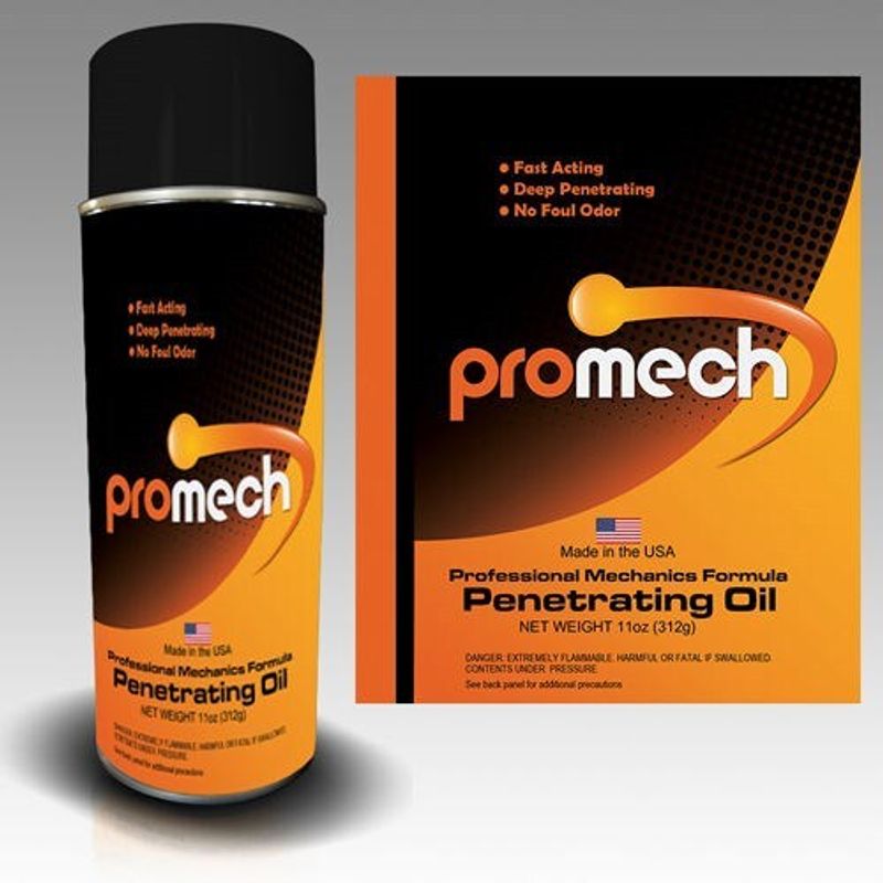 12 - Promech Penetrating Oil Professional Industrial Formula Rusted ...