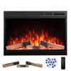 R.W.FLAME 36'' Recessed Electric Fireplace Insert,Remote Control,750W-1500W