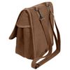 Rothco Canvas Map Case Shoulder Bag, Earth Brown, 12" x 8.5" x 4.5"