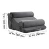 Orthopedic Bed Wedge Pillow 4 Pcs Adjustable for Back Leg Neck Sleep GERD