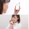 Horiuchi Mirror Industrial Unbreakable Mirror, Stainless Steel Card Mirror with Blue Cord, Business Card Size, Convenient to Check Your Look On the Go, Fits In Your Pocket, Cute, Cool, Makeup Mirror, For Sales, Going Out, Made in Japan