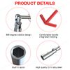 Spark Plug Removal Tool 16mm T-Bar T-Handle Flexible Spanner Socket Wrench Tool