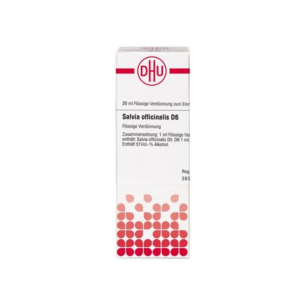 Salvia officinalis D6 DHU Dilution, 20 ml Lösung