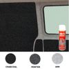 Various Size 4 Way Stretch Van Camper Conversion Lining Pliable Carpet with Trimfix Adhesive (Ash, 7m x 2m)