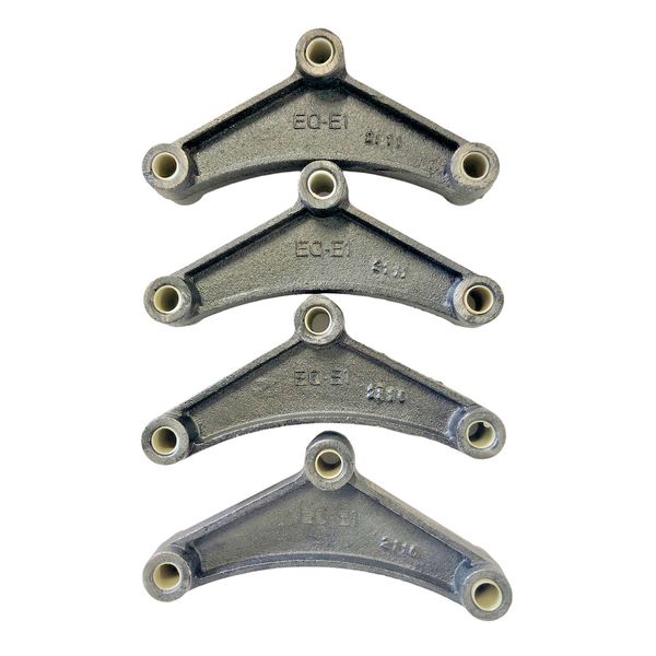 4) Trailer Leaf Spring Triangle Equalizers for 1-3/4" double eye springs EQ-E1