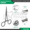 10 Pcs Mosquito Hemostat Locking Forceps 3.5" Curved & Straight German Grade
