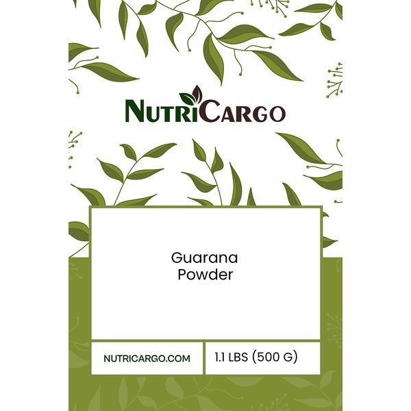 NutriCargo Guarana Powder 1.1 LBS (500 G)