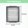 2 pack HEPA Filter Replacement Compatible with iRobot Roomba Vacuum Cleaner