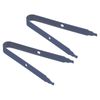 PATIKIL 2pcs Key Cap Puller Switch Remover DIY Tool Fixed Keyboard Steel for Mechanical Keyboard Blue
