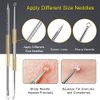 Blackhead Remover Pimple Popping Tool Kit, Boxoyx 10Pcs Professional Pimple Comedone Extractor Popper Tool Acne Removal Kit-Treatment for Pimple, Blackhead, Zit Removing, Forehead,Facial&Nose (Silver)