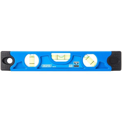 Draper 79579 230 mm Torpedo Spirit Level with Magnetic Base , Blue