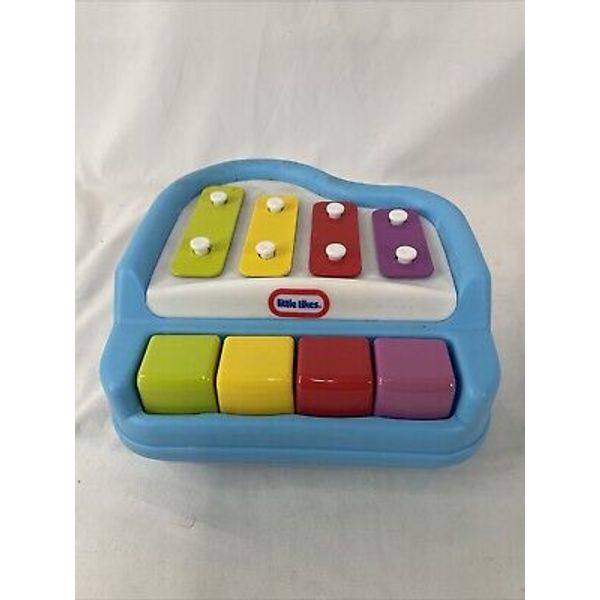 Little Tikes Baby Preschool Toddler Tap A Tune Blue Piano Xylophone Music Toy