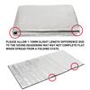 80"x39" Car Sound Deadener Mat Proofing Thick Insulation Material Noise