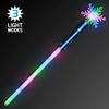 LED Snowflake Magic Light Up Saber Swords Flashing Staff