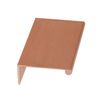 #3306-3 in. CKP Brand Back Mount Finger Pull, Brushed Rose Gold