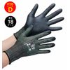 Weed DEXCUT DC-1885 Cut Resistant Gloves, Level D Work Gloves, Ultra Thin, For Maintenance Work, Touch Panel Compatible, Small Size, Dark Green