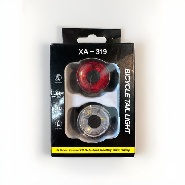 2x LED Indicator Front & Tail Bike Light Bicycle Safety Cycling Warning Lights